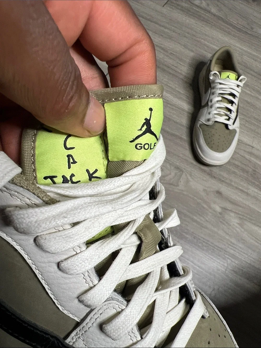 Air Jordan 1 Retro Low Golf Travis Neutral Olive (12)